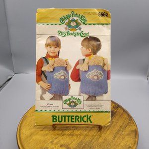 UNCUT Vintage Craft Sewing PATTERN Butterick 6662 Cabbage Patch Kids Doll Carrie